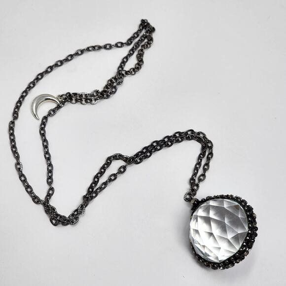 Rainbow Prisms Beveled Sphere Necklace - Picture 2 of 12